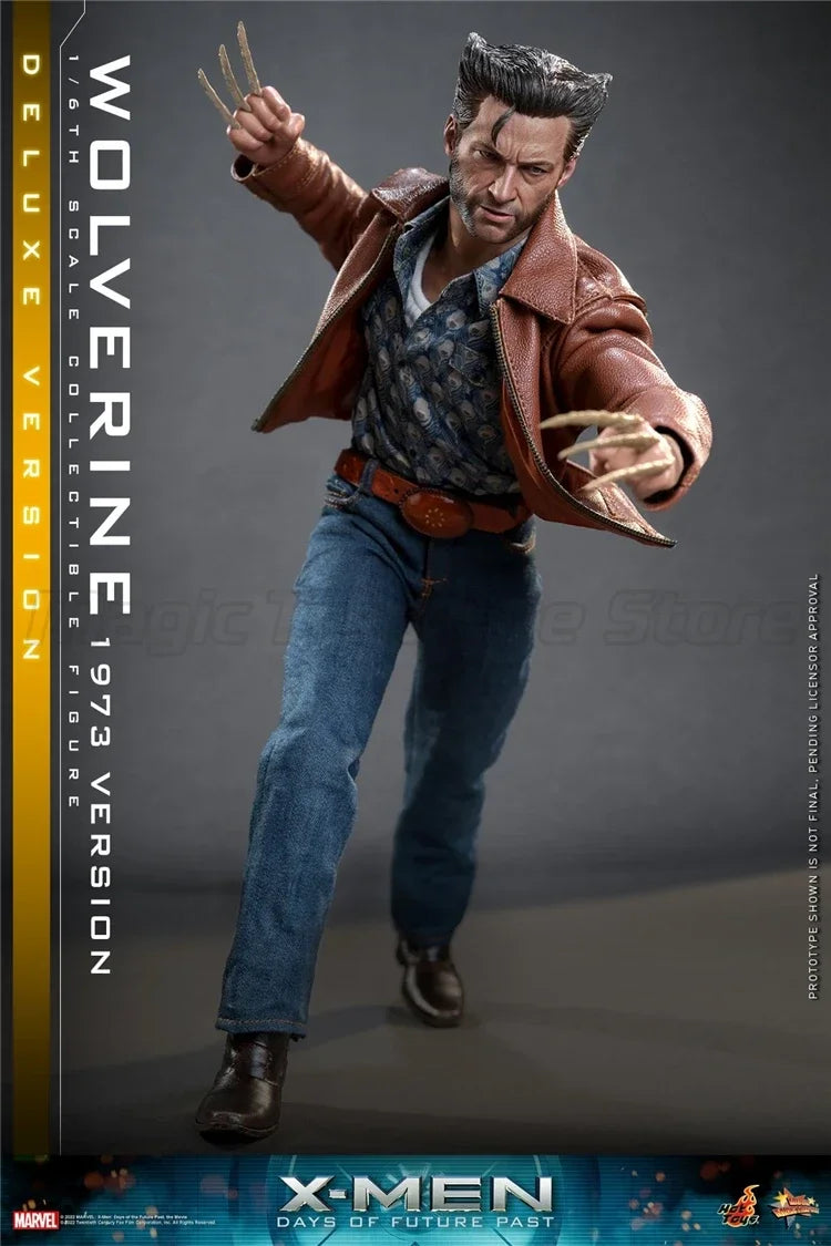 【MT】Hot Toys MMS660 Marvel  X-Men 1973 Version Wolverine Hugh Jackman Full Set Model 12In Soldier 1/6 Action Figure Movable