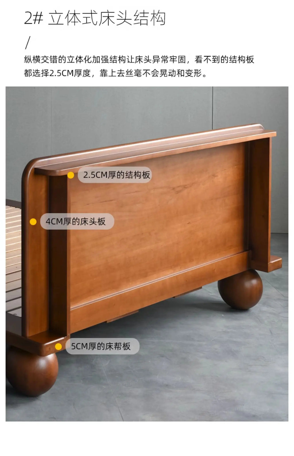 European Headboard Bed Frame Double Wood Elegant Nightstands Twin Bed Frame Queen Size Full Cama Moderno Lujo Home Furniture