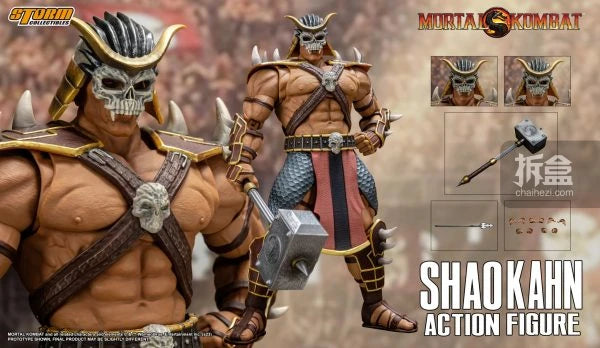 Storm Toys Genuine Mortal Kombat Series Sheeva Shao Kahn Fighting Game Collection Standard Version 1/12 Action Figures Model Toy