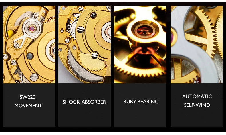YELANG New Men Automatic Mechanical Watch T100 Self Luminous SWISS ETA Movement 25Jewels Deep Sea DiverSwim Waterproof 300m V5