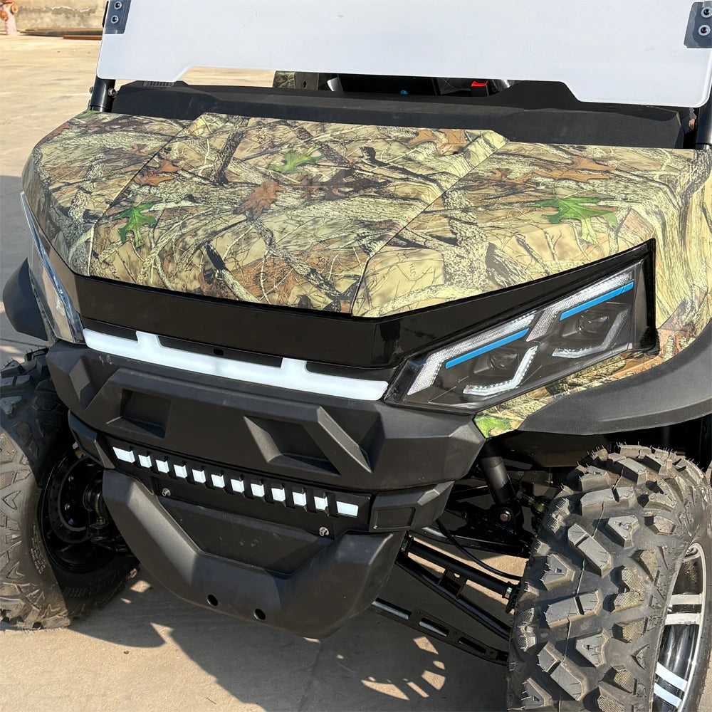 4WD Brand New Utility Vehicle Hunting UTV 4 Seater Golf Car Buggy 10KW 72V Lithium Battery Club Car Off Road Electric Golf Cart