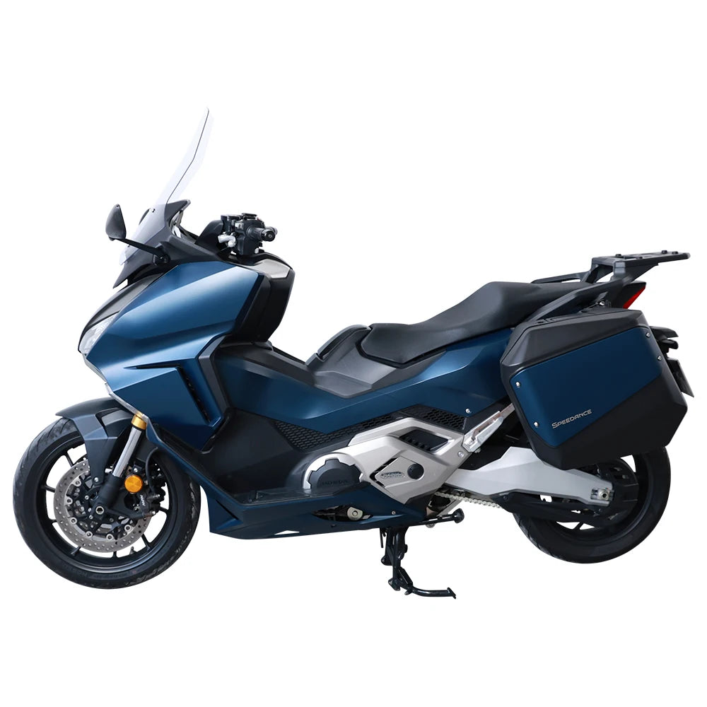 Suitable for Honda Forza 750, motorcycle side cases, quick-release & quick-install, OEM mold, no-drill & damage-free installatio