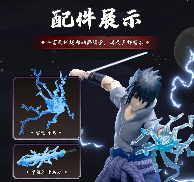 Blokees Naruto Action Figures Naruto Uzumaki Kurama Sasuke Uchiha Minato Namikaze Assembly Model Champion Class Anime Toys Gift
