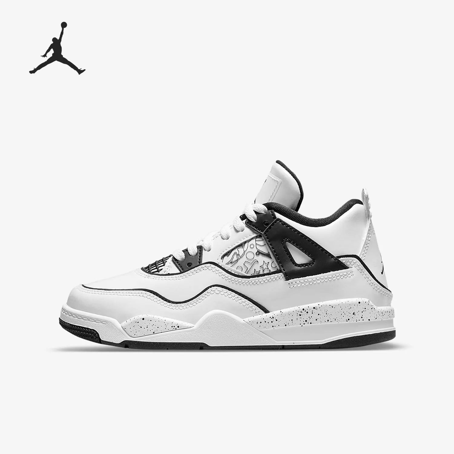 Nike Authentic Jordan 4 AJ4 Girls' Basketball Shoes DC4100-100