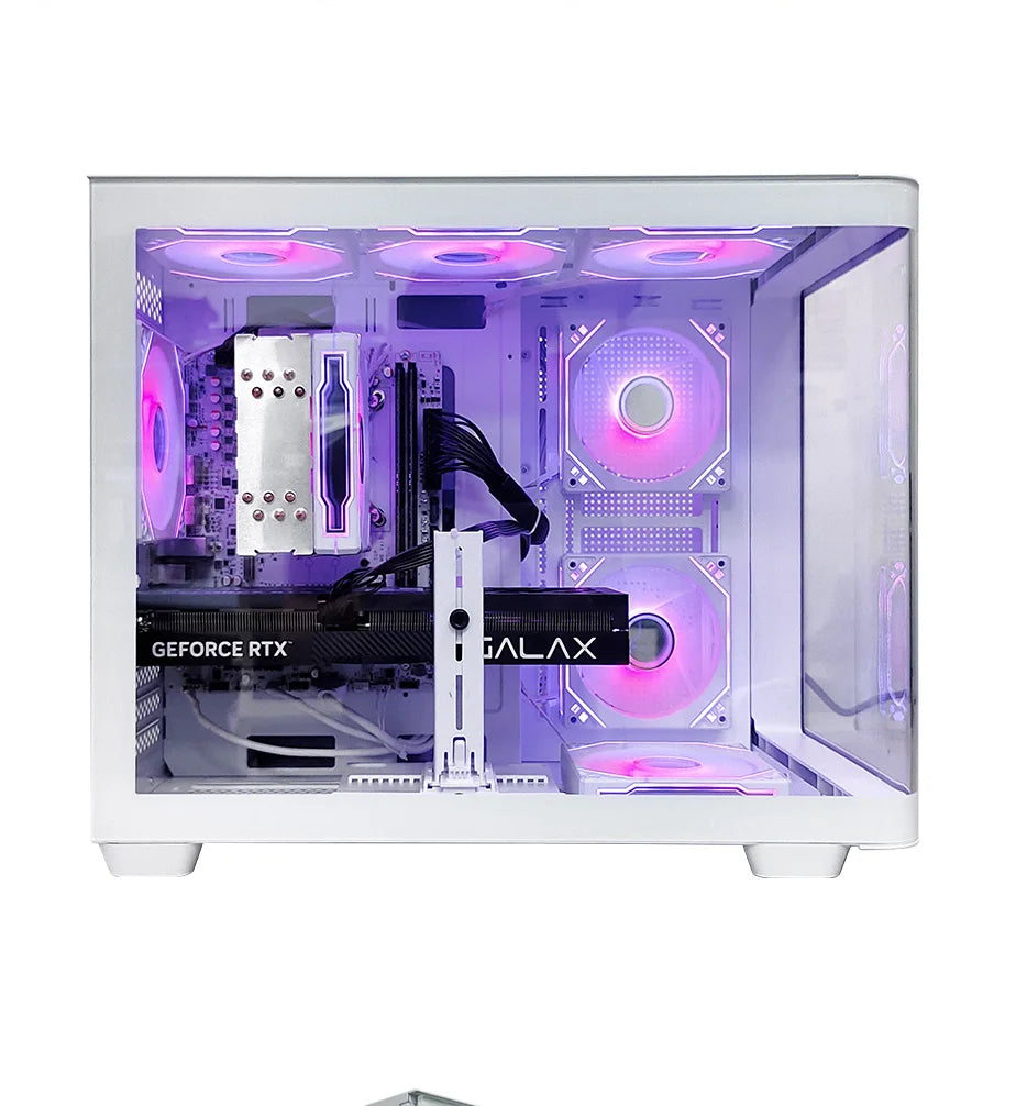 Hot Selling Gamer Processor New White 16gb Ram Ssd 1tb Hdd RTX5060 512GB Ssd Gaming Desktop Computer  Pc