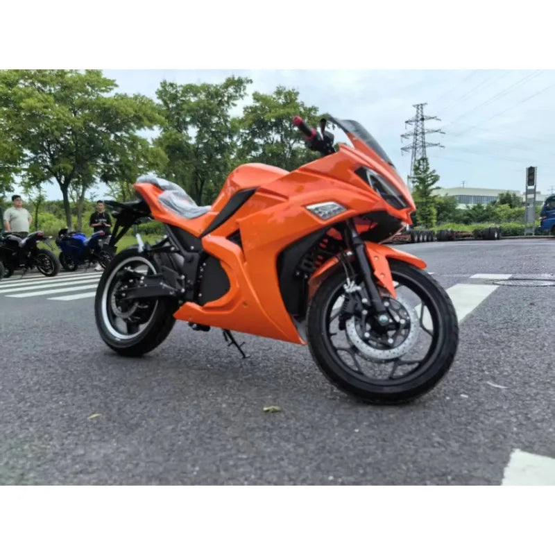 2026 Apollo new modelV6 High-Performance Electric Racing Motorcycle 10kW Hub Wheel Motor 72v 120ah Lithium Battery New 200km Ran