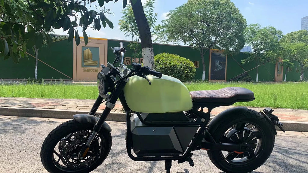 Wuxi Retro Electric Motorbike Adults 2000W 5000W Power Range 8000W Max 72V Lithium Battery EEC Certificate Off-Road Motorcycles