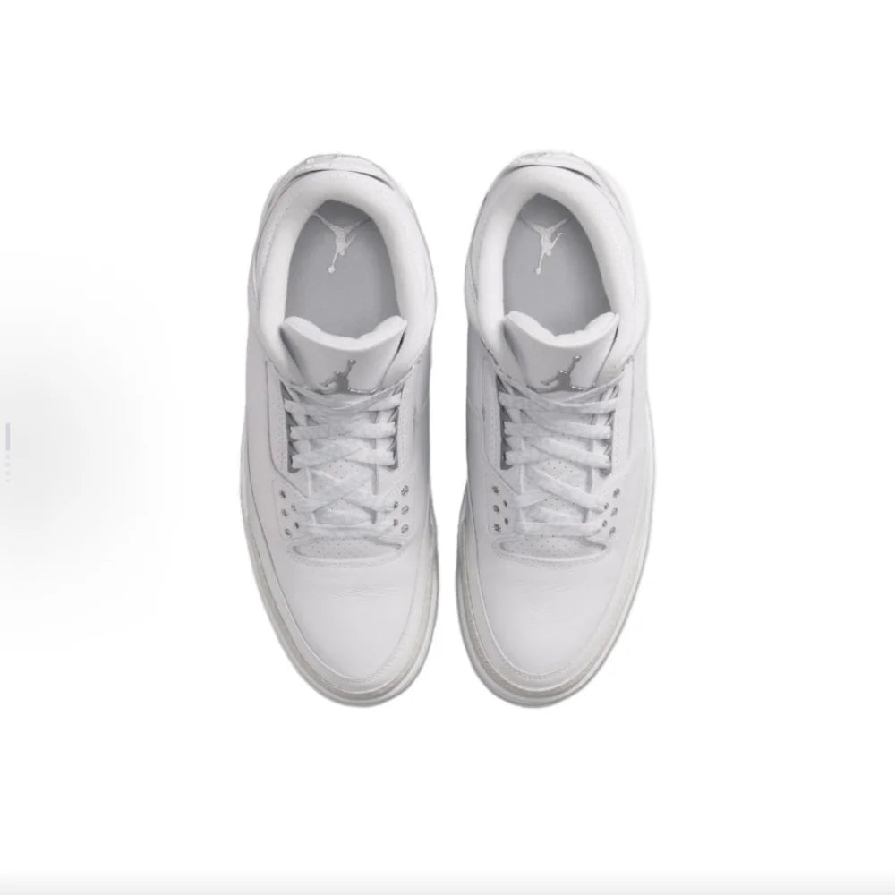 Nike Air Jordan 3 Leather “Pure Money” Mid-Top Basketball Shoes Comfortable, Durable, Slip-Resistant - Unisex Style CT8532111