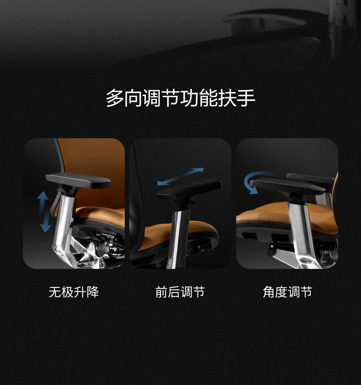 Luxury Modern Office Chair Wheels Orange Leather Computer Ergonomic Desk Chairs Recliner Swivel Sedia Ufficio Furniture