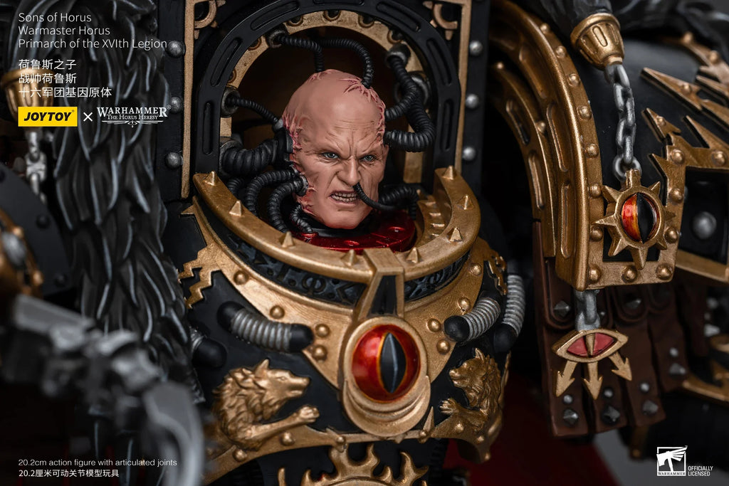JOYTOY Warhammer 40k 1/18 Action Figures 20.2cm Sons of Horus Warmaster Horus Primarch of the XVIth Legion Collectible Toys Gift