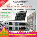 Paulkitson Professional 4channel Digital Power Amplifier Silicon Carbide Class D Power Amplifier Stable 2Ω 4x6800w For Speakers
