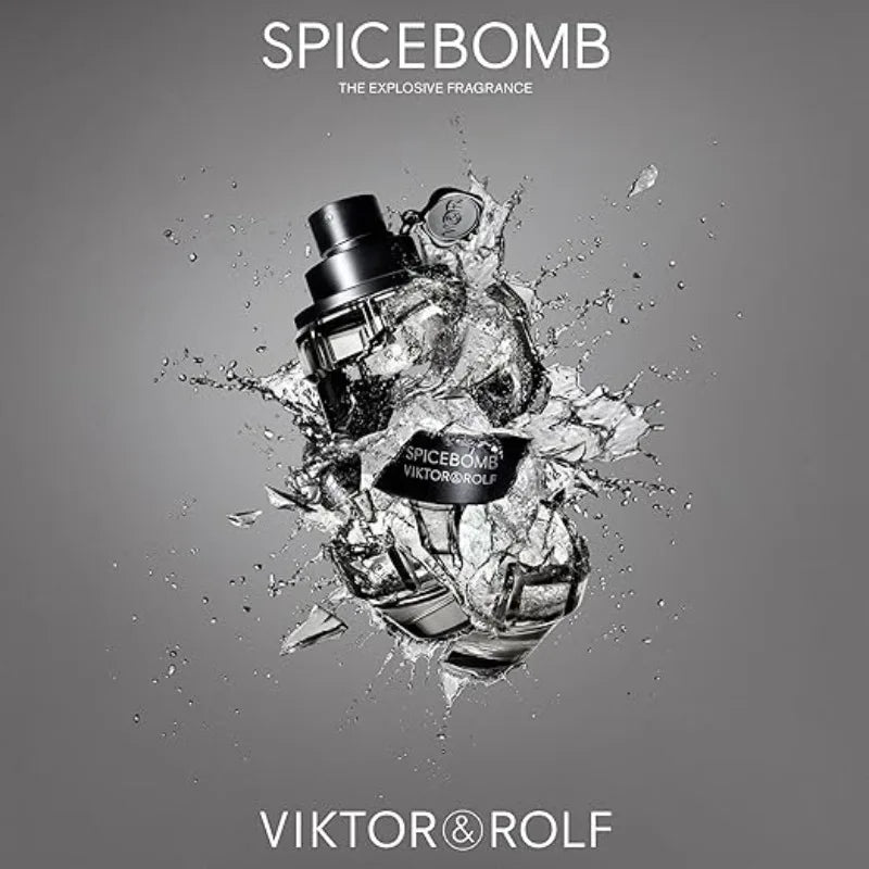 Viktor&Rolf Spicebomb Eau De Toilette Amaderado Y Picante Colonia Para Hombre Con Notas De Cítricos Y Tabaco
