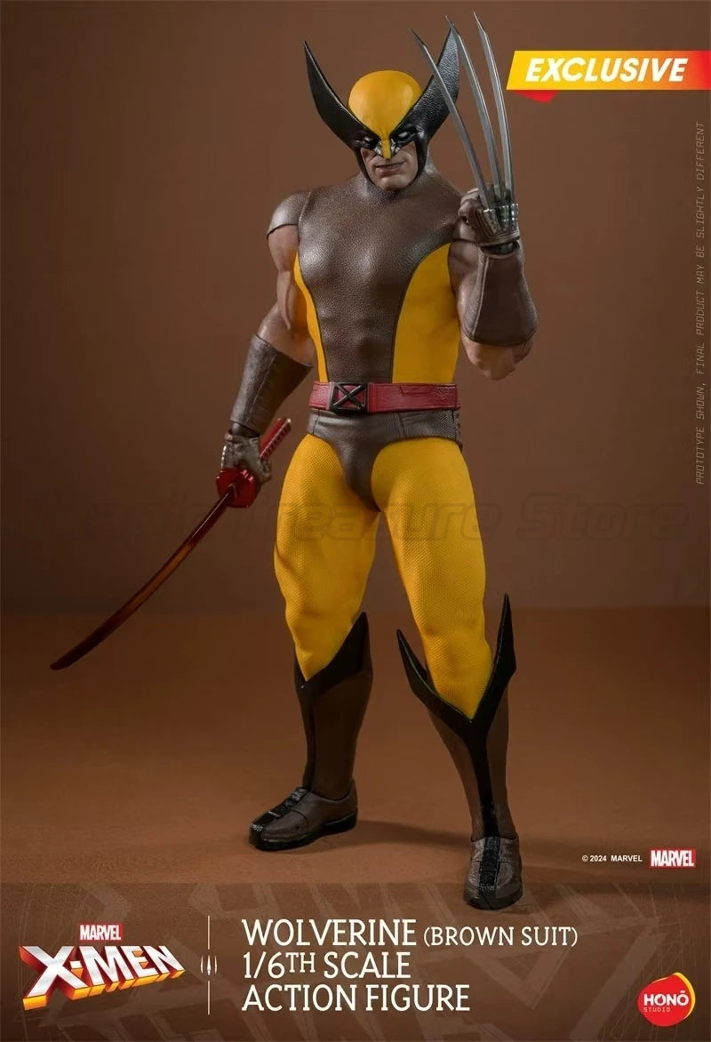 【MT】Hot Toys Marvel HS03 X-Men Wolverine (Brown Clothes) 1:6 Scale Action Figure Collection Toys