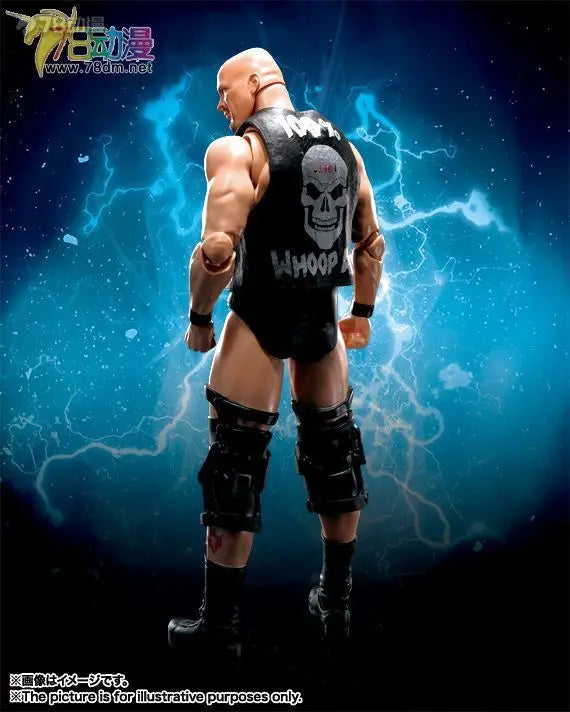 BANDAI Original S.H.Figuarts WWE The Rock (Dwayne Johnson) Movable Action Figure Collectible Model Toy Gift for Boys