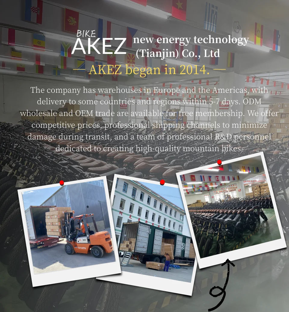 2025 AKEZ All-Terrain Off-Road E-Bike - 3000W Super Dual Motor, 48V 26Ah Battery, 20'' Fat Tires & Full Suspension, Fast Electri