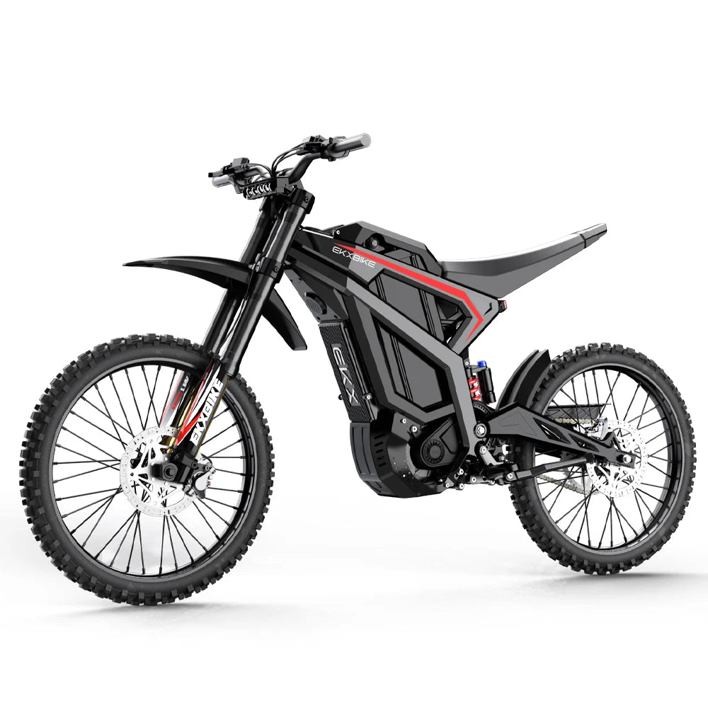 EKXBike M1 Adult Electric Motorcycle 16.8KW Peak Mid-Motor 72V/50AH Removable Battery 100KM/H Off-Road E-MTB