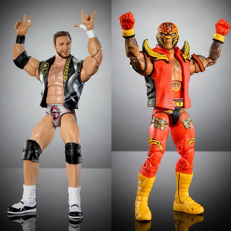 In Stock Original Mattel WWE Ultimate Edition 23 LA Knight  Rey Mysterio 6 Inch Scale Action Figure