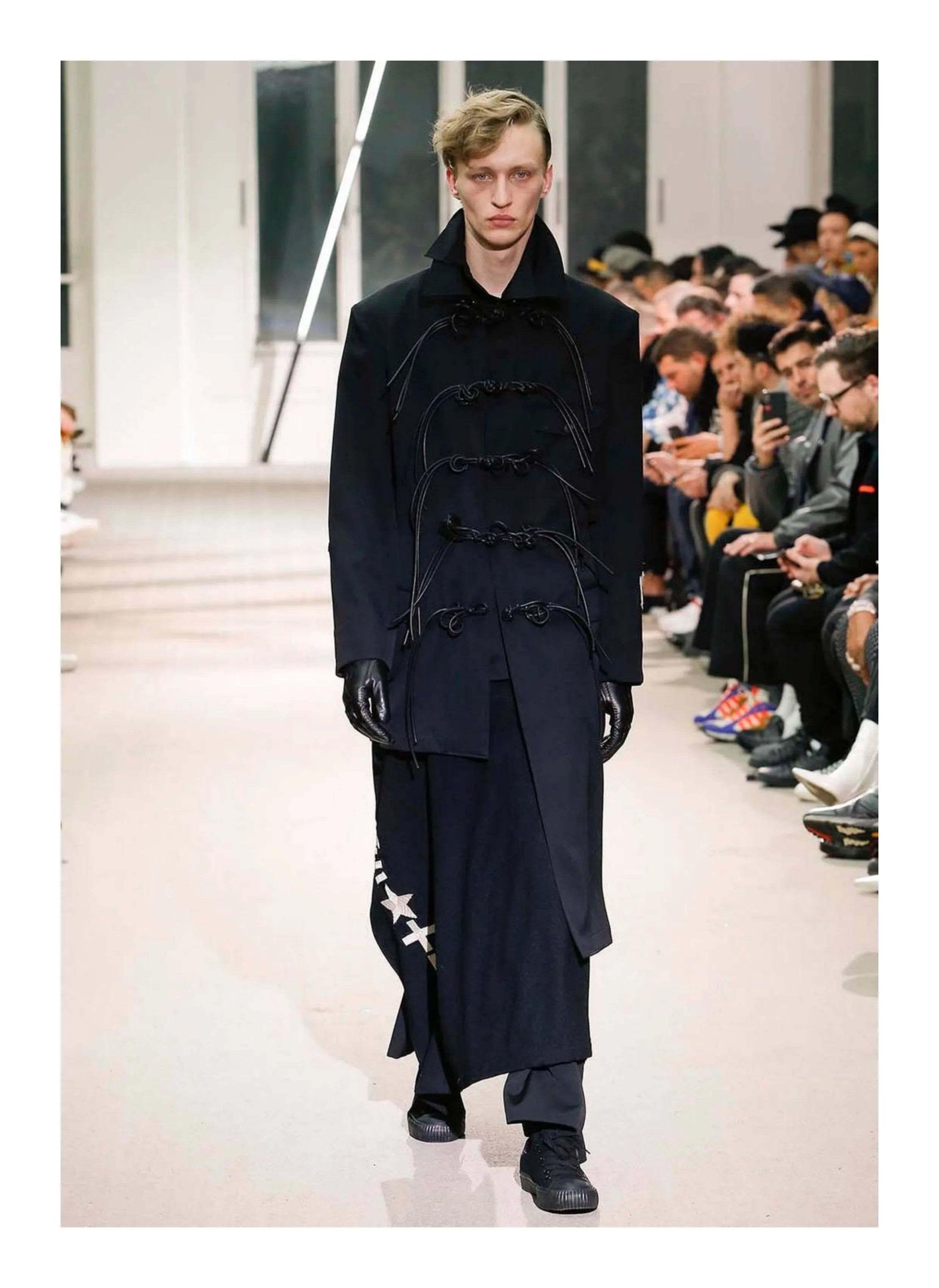 TOP-YAMAMOTO Japanese original design Dark niche men loose Chinese knot button jacket