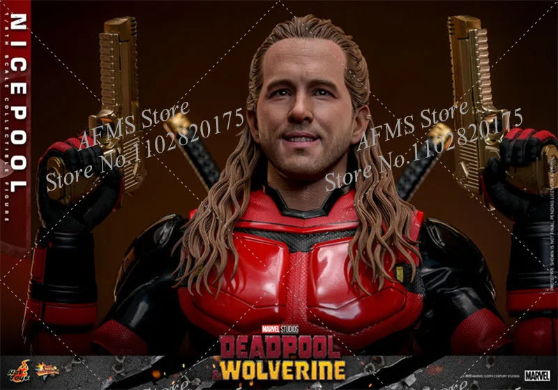 HOTTOYS MMS788 1/6 Scale Collectible Figure Ryan Reynolds Deadpool & Wolverine 12Inch Men Soldier Action Figure Body Toys