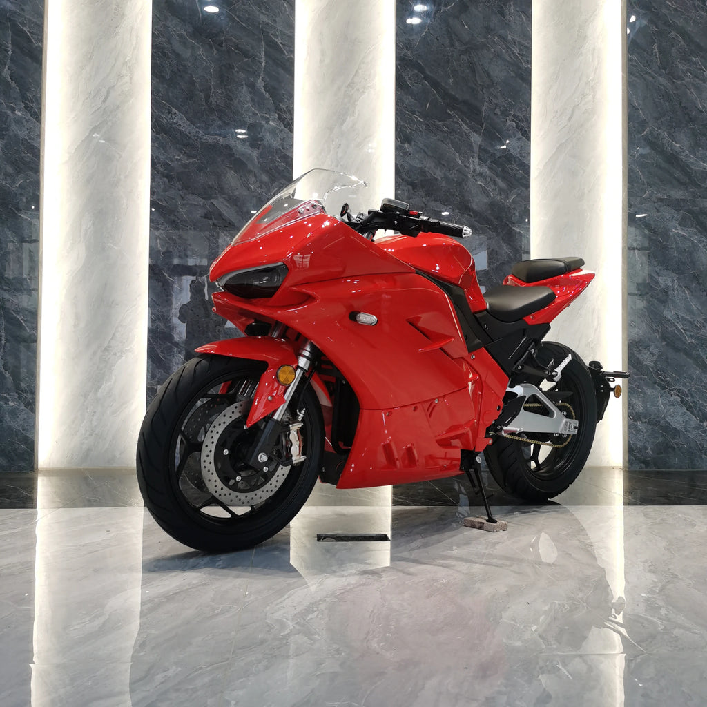 Motorcycle Large Power 4000W And 72v 120Ah Racing Sport Electric Motorcycle For Adults