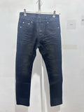 HKSH Autumn New Men Tide Dark Vintage Stylish Damage Waxed Denim Pants Handmade Hole High Street Jeans Straight Chic Ins HK17722