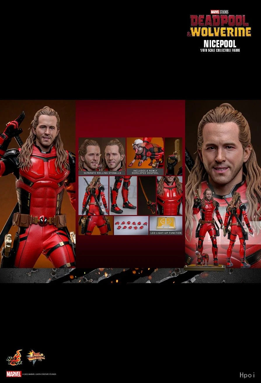 【MT】Hot Toys MMS788 Marvel Deadpool & Wolverine 1/6 Action Figure Toy