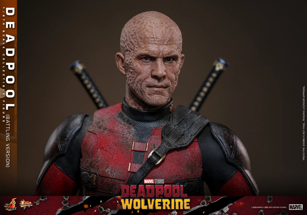 New Original Marvel Deadpool Wolverine MMS782 Battle Damage Version Action Figure Toys Gifts Collection