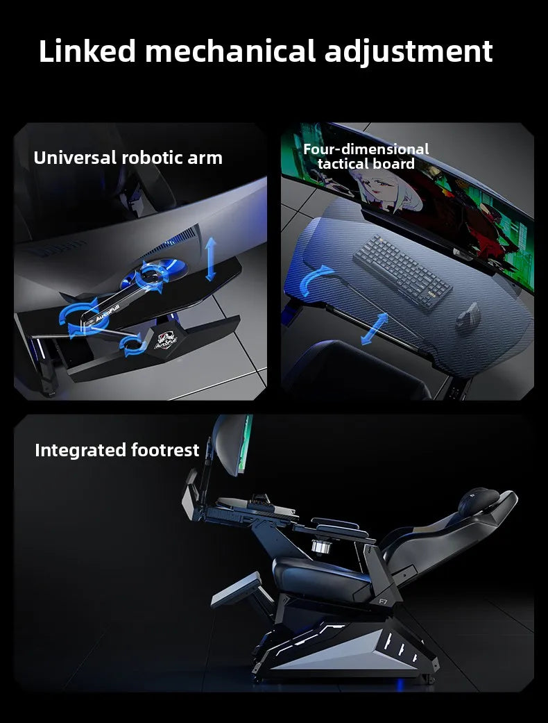 Gaming Office Ergonomic Chair E-sports Pod E-sports Warehouse Cockpit Space Cabin Desk Computer Armchair Silla Ergonomica Chairs