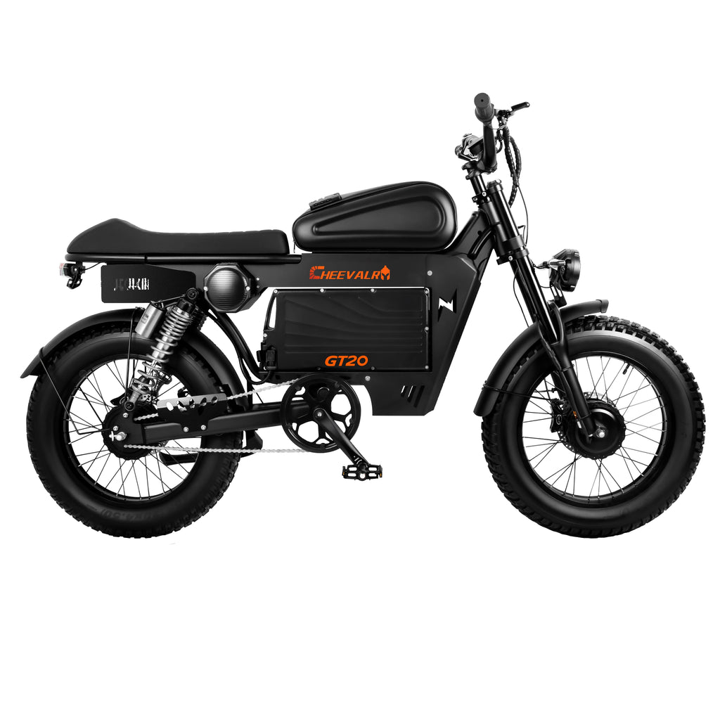 Cheevalry GT20 20 Fat Tire E-Mountain bike  Adult E-bike 1500W*2 motor city ebike 60V43Ah battery Electric Bike
