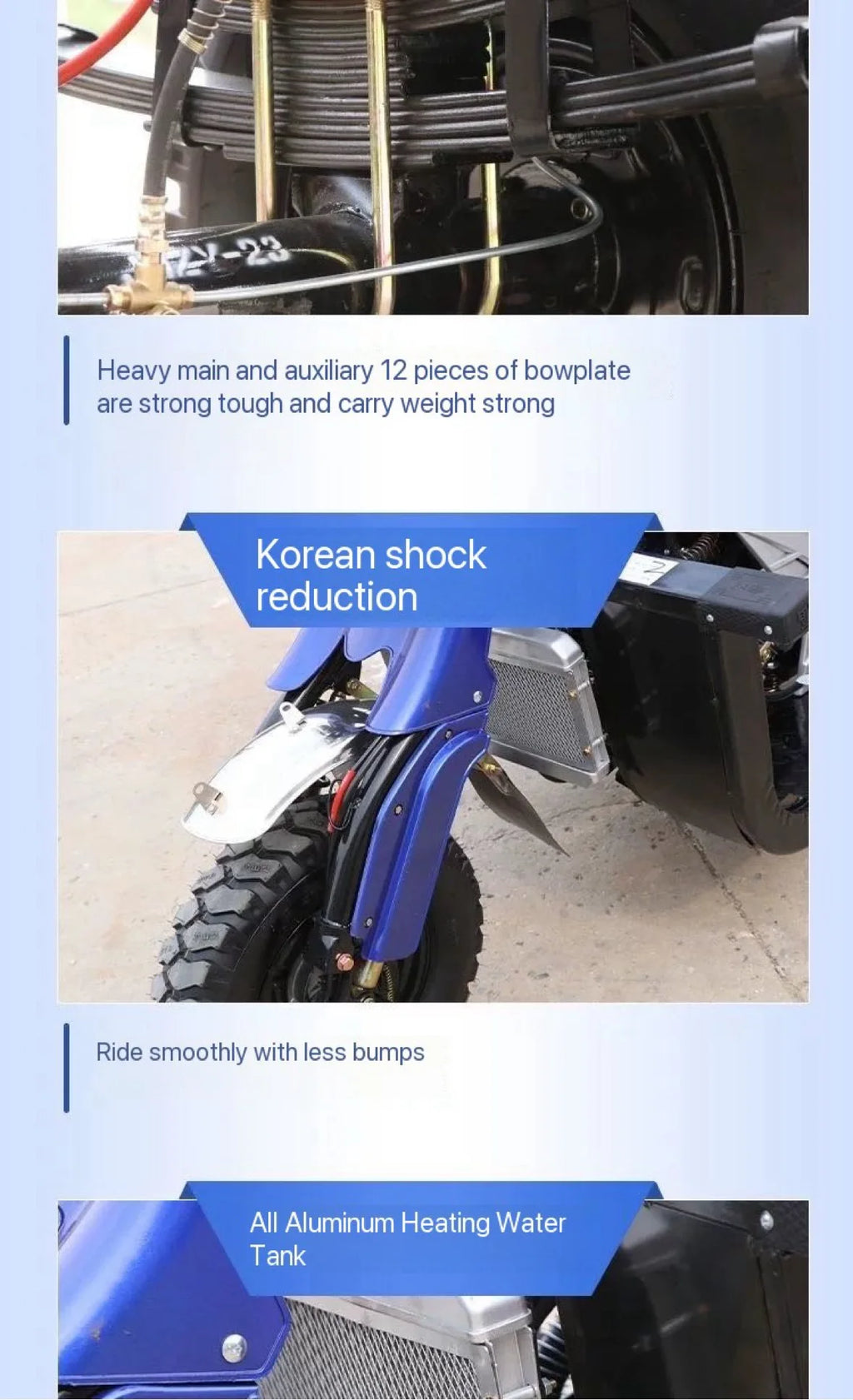250cc 350cc Dump Cargo Motor Tricycle Motorcycle for Adults Petrol Fuel