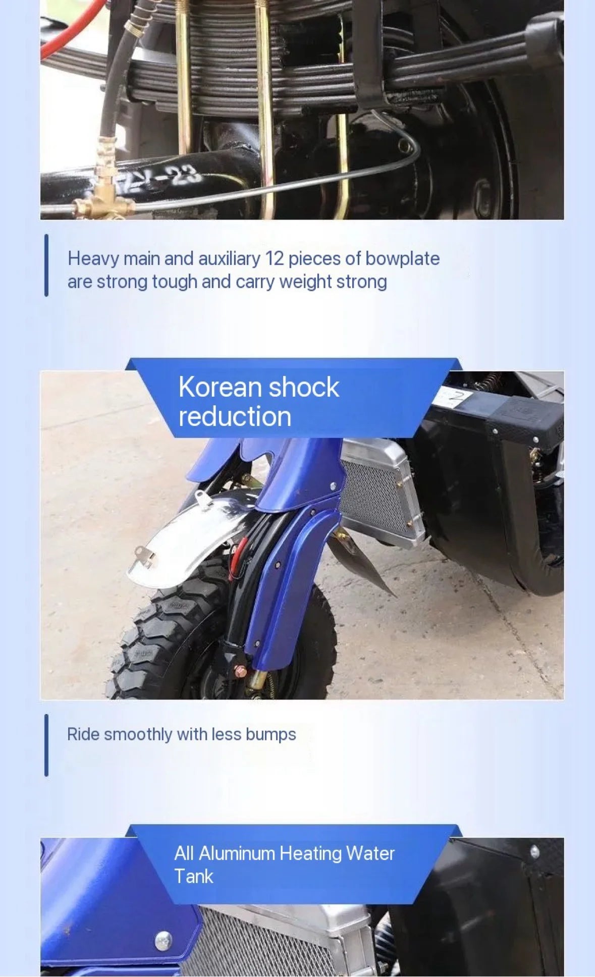 250cc 350cc Dump Cargo Motor Tricycle Motorcycle for Adults Petrol Fuel