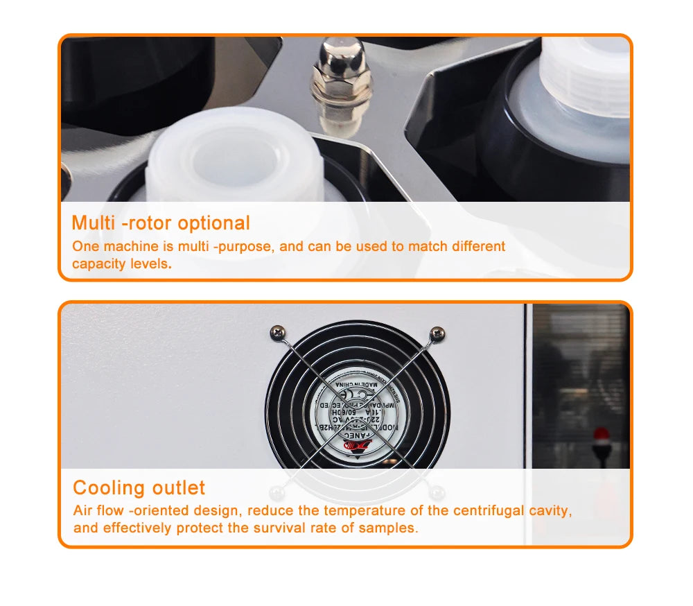 Laboratory Benchtop Centrifuge 500ML Low Speed Centrifuge 5000RPM