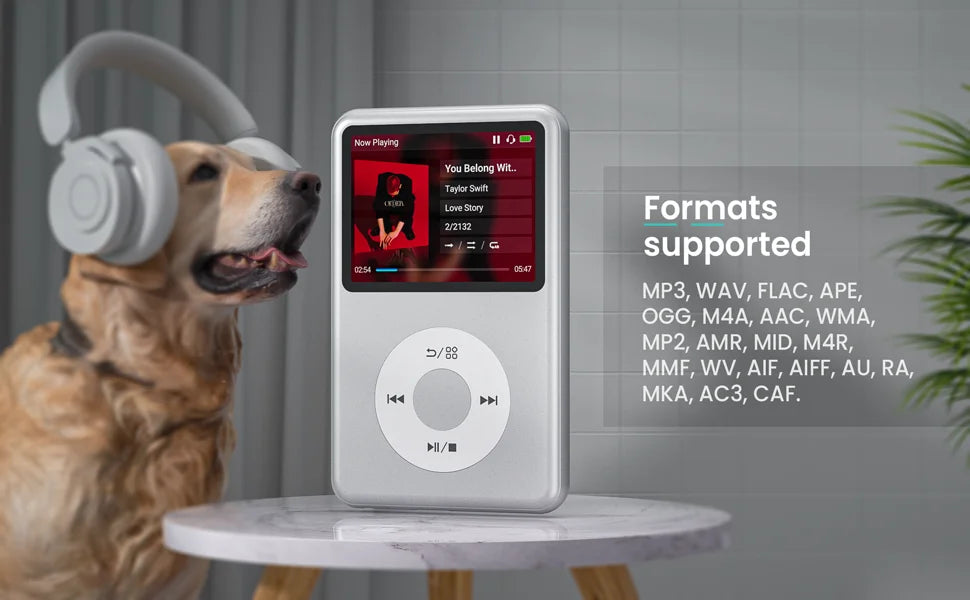 INNIOASIS Y1 128GB Portable MP3 Player Bluetooth, Touch Key Walkman with Video Radio - ipod classic HiFi Music Player