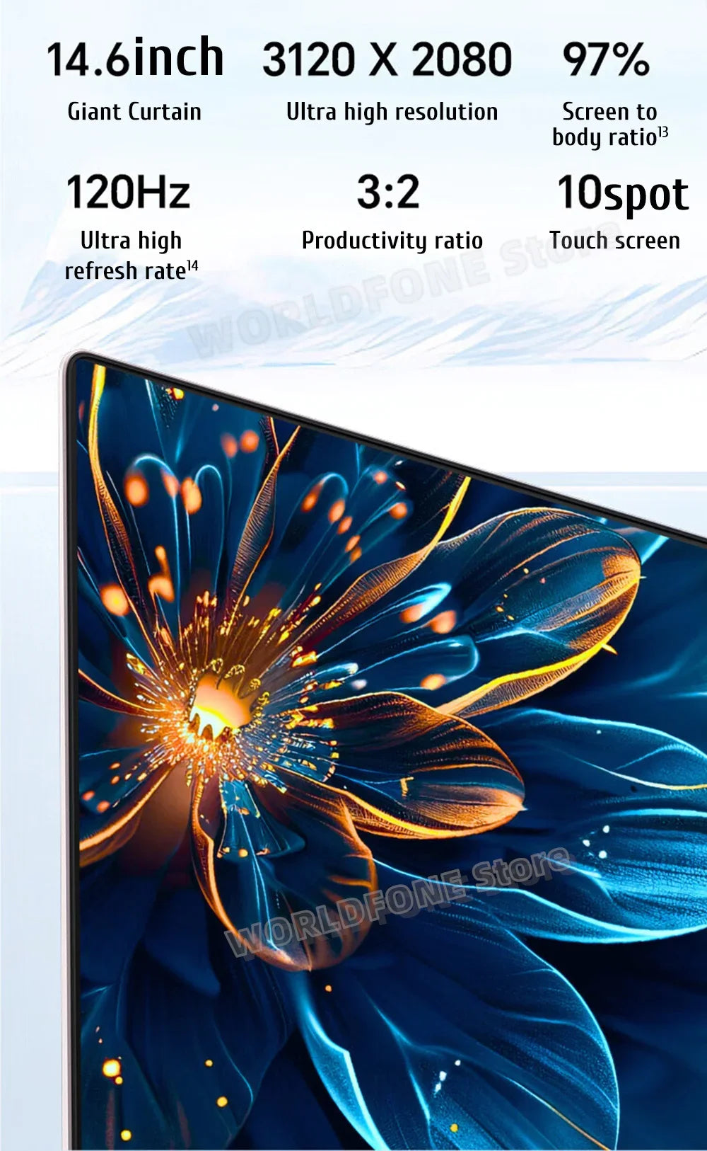 New HONOR 1kg Laptop MagicBook Art 14 2024 14.6"Inch 3.1K 120Hz OLED Touchscreen Intel Ultra 5 7 Computer PC Notebook Ultrabook