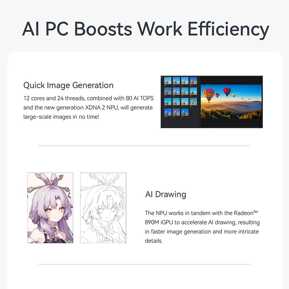 Beelink SER9 Pro Windows 11 Ryzen AI9 HX370 Powerful AI PC 32G 64G DDR5 1T 2T NVME Mini GamingPC PCIe4.0 Desktop Computer 8745HS