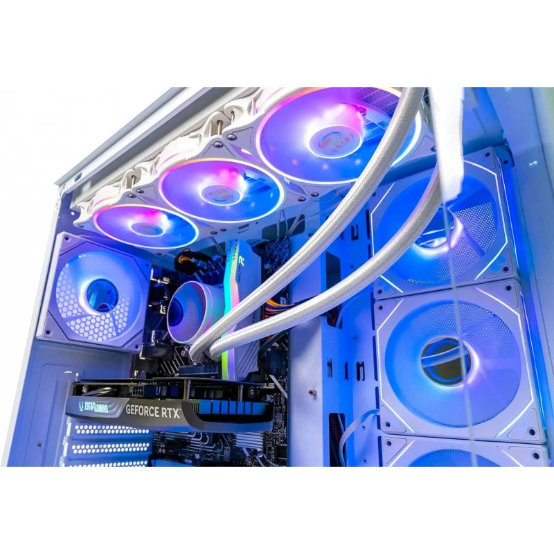 Gaming PC -, RTX 5080 16GB, 16GB RAM DDR5, 1TB M.2 SSD, 3 Fans Water Cooler, 7 Fans RGB Case (R7 7800X3D, 64 RAM)