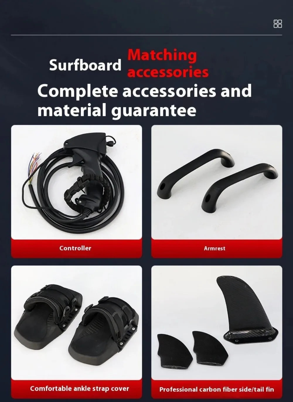 Carbon Fibre Powered Water Float Board Electric Surfboard Special Skateboard Electric Surfboard 15 KW Professional Carbon Fibre