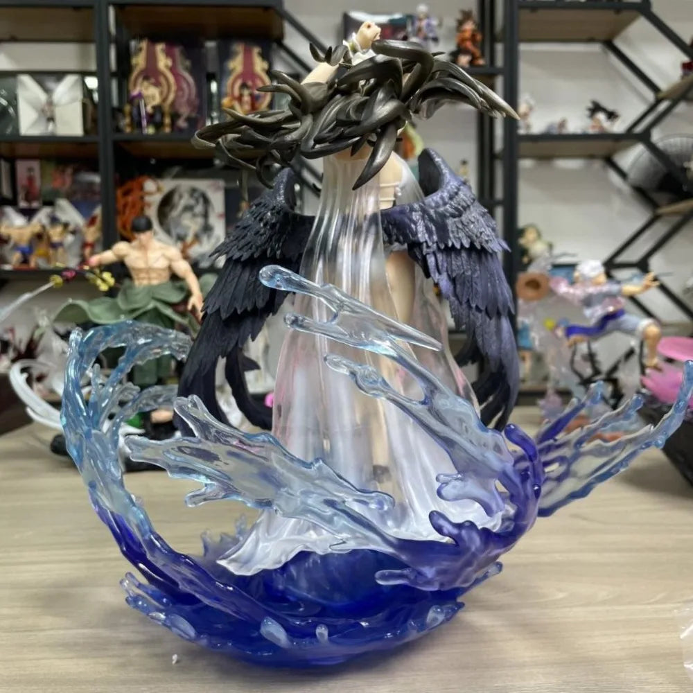Overlord Albedo Swimsuit Anime Figure 32cm PVC Statue Summer Style Collectible Model Desktop Decoration Perfect Gift for Fans