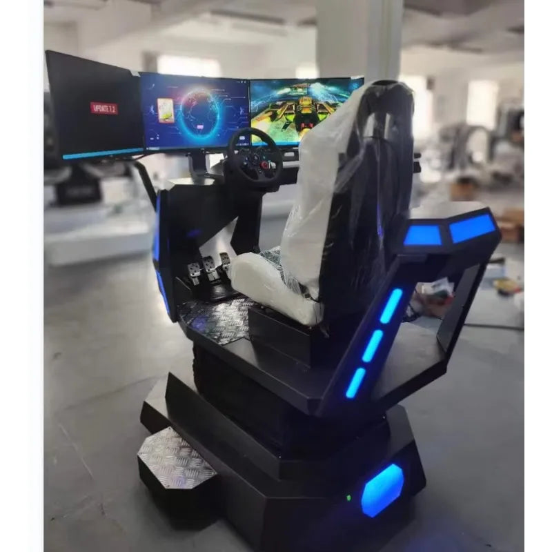 Factory Direct Sale 360 Degree Rotation VR Gaming Chair 360 VR Simulator with Interactive Games