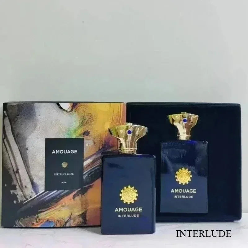 AMOUAGE 100ml Men’s Perfume Long Lasting Eau De Parfum Woody Oriental Aromatic Scent Fresh Warm Luxury Cologne Elegant Gift