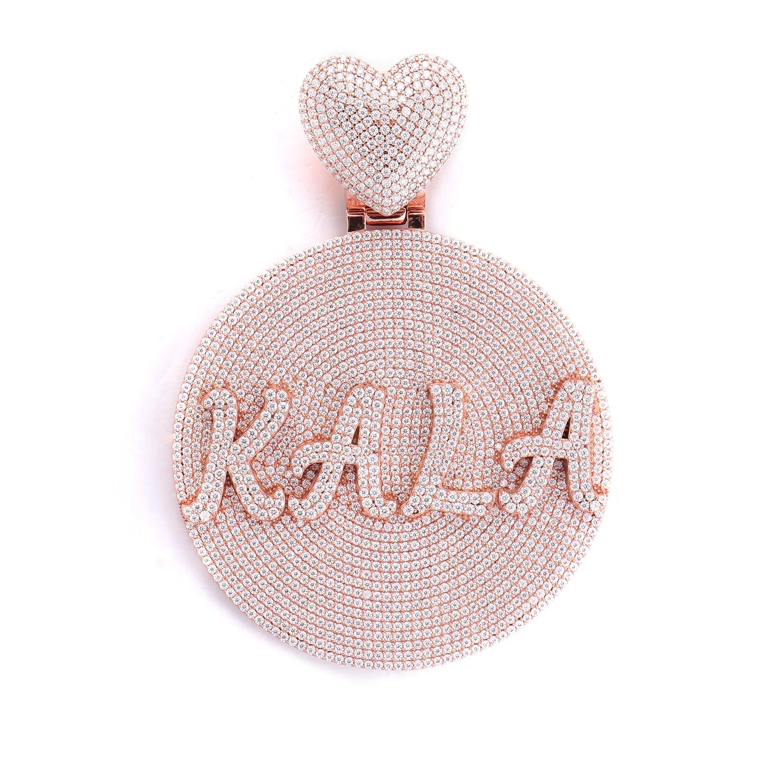 Provence Fashion Miami Rock Custom Pendant S925 Hip Hop Pendant for Men Moissanite Round Shape Pendants