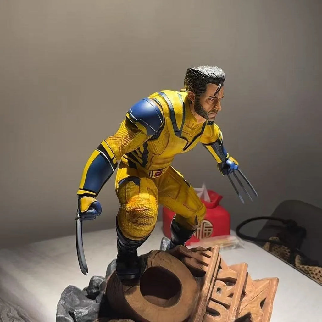 50cm New Anime Figure Wolverine Peripheral Resin Model Scene Collect Statue Desktop Decoration Ornaments Birthday Gifts Toys
