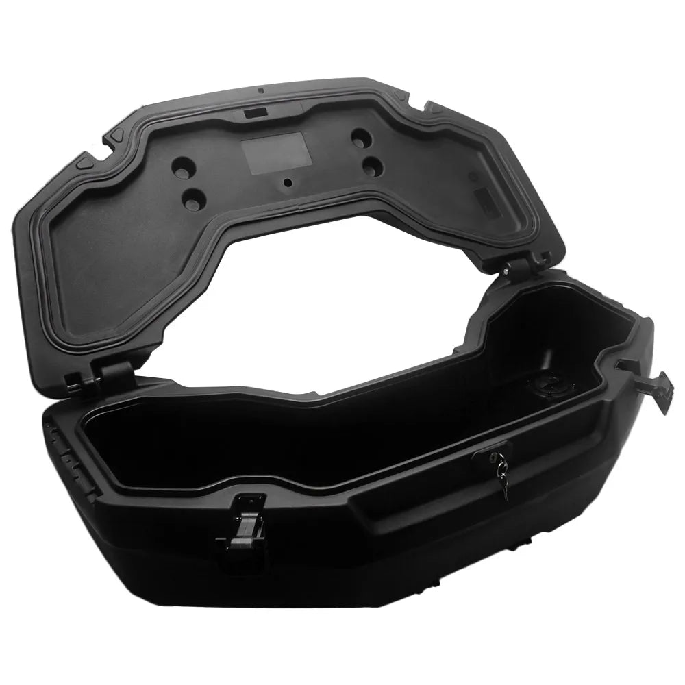30L Cargo Storage Box Lockable Rear Trunk Rack Bin For Can-am Outlander PRO Max 500 700 Maverick R X RS MAX 2024-26 ATV UTV