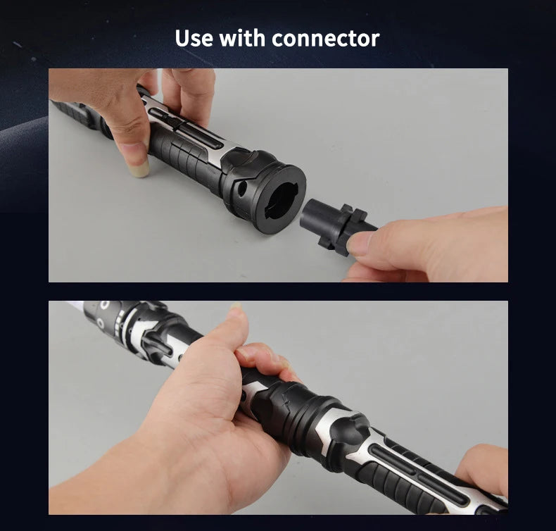 Colorful Glowing Sword Toys Laser Sword Lightsaber Red and Blue Double Saber Telescopic Music Cosplay Cool Flashing Children Toy