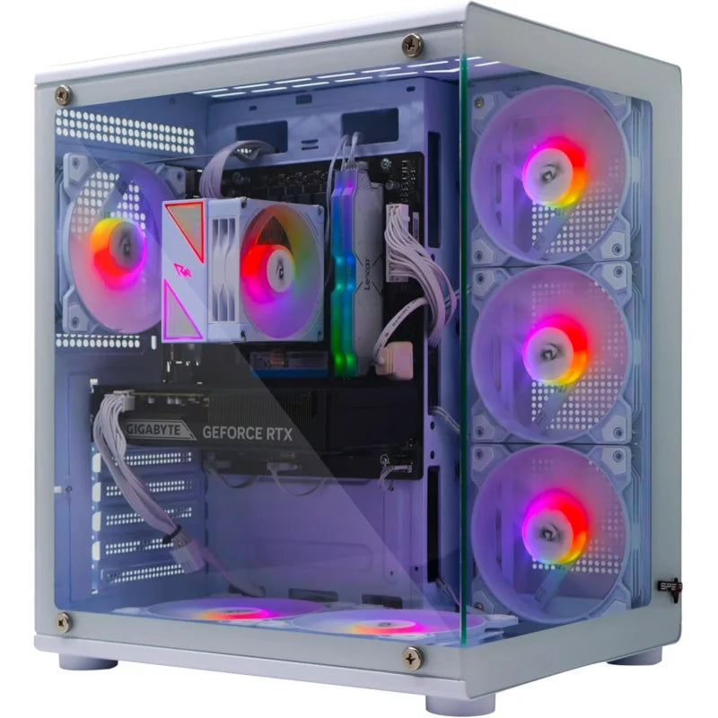 Gaming PC –  Core i5-14400F, RTX 5060Ti 16GB, 32GB DDR5, 1TB NVMe SSD 3300MB/s, 700W PSU, ARGB ATX Case with 6 ARGB Fans & Remot
