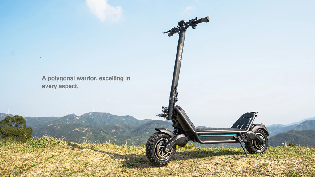 JOYOR E6-S 3200W Electric Scooter 60V 31.5Ah 50MPH 62Miles 11" Tire Dual Motor Hydraulic Foldable Adult NFC OffRoad US Warehouse