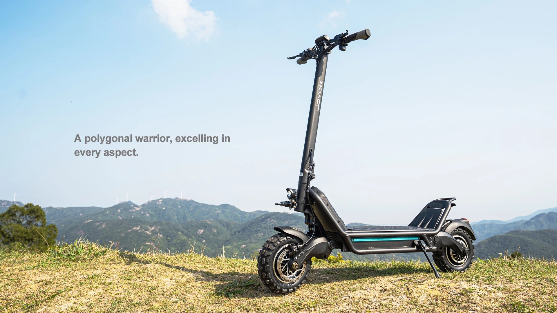 JOYOR E6-S 3200W Electric Scooter 60V 31.5Ah 50MPH 62Miles 11" Tire Dual Motor Hydraulic Foldable Adult NFC OffRoad US Warehouse