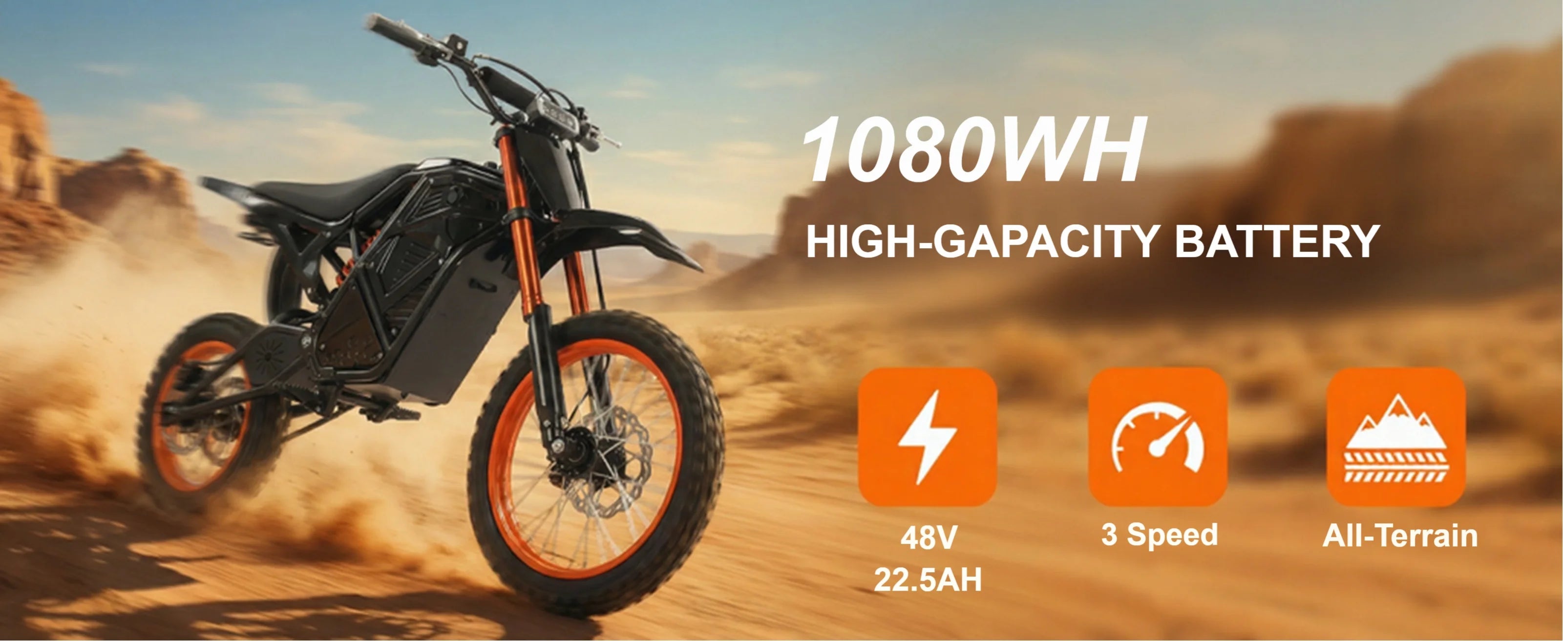 2000W Electric Dirt Bike for Teens & Adults - 37MPH Off-Road EBike, 48V 23AH Removable Battery E Bikes, 14"/12" Fat Tires Bicycl