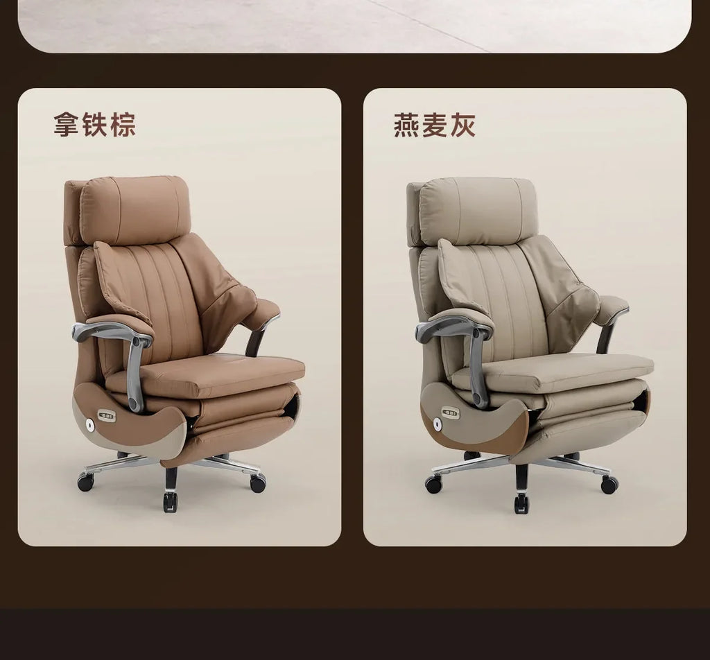 Hot sales Multi functional genuine leather elegant luxury gaming chairs cadeira gamer home furniture Ergonomically designed offi