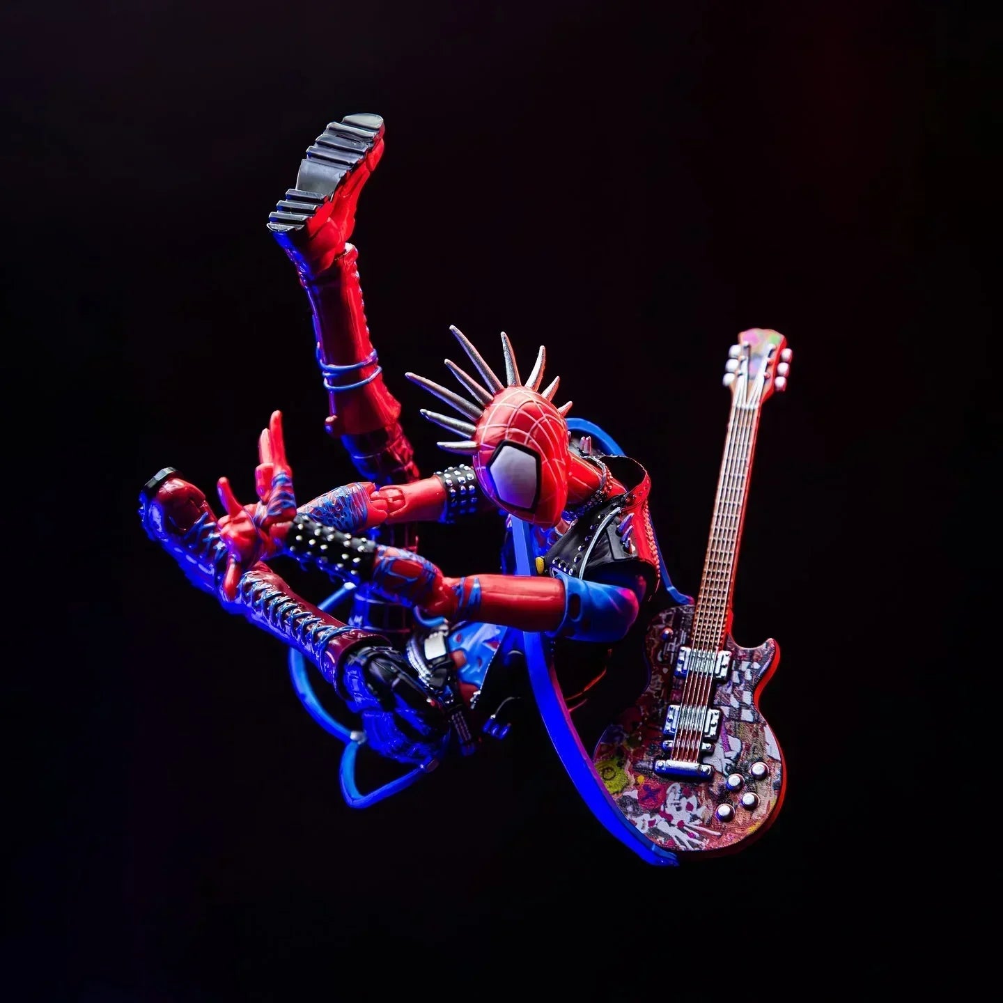 IN STOCK CT Toys Spider-Punk Action Figure Spider-Man Across The Spider-Verse SHF Collectible Model Toy Gift